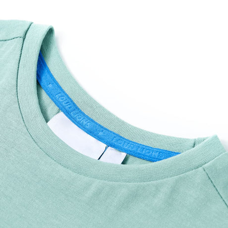 Vidaxl kindershirt 128 lichtkakikleurig