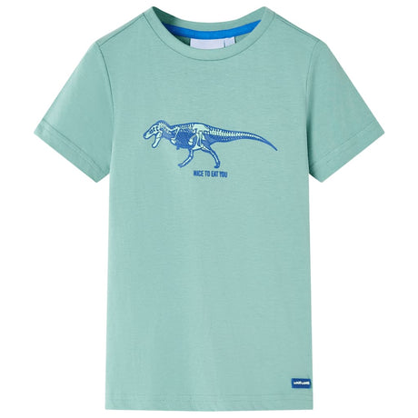 Vidaxl kindershirt 140 lichtkakikleurig