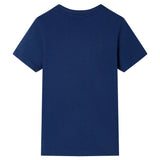 Vidaxl kindershirt 116 donkerblauw