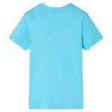 VidaXL Kindershirt 128 zeeblauw
