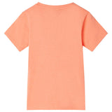 VidaXL Kindershirt 92 neonoranje