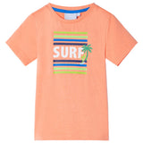 VidaXL Kindershirt 104 neonoranje