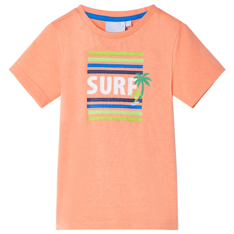 Vidaxl kindershirt 128 neonoranje