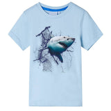 VidaXL Kindershirt 92 lichtblauw