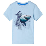 VidaXL Kindershirt 104 lichtblauw