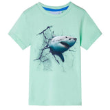 VidaXL Kindershirt 104 lichtgroen