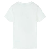 Vidaxl kindershirt met korte mouwen 116 ecru