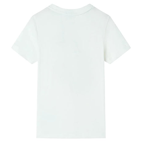 Vidaxl kindershirt met korte mouwen 116 ecru