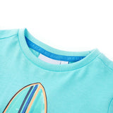 VidaXL Kindershirt met korte mouwen 92 zeeblauw