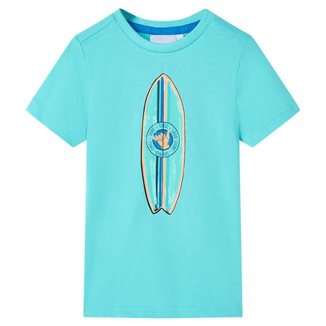 Vidaxl kindershirt met korte mouwen 116 zeeblauw