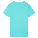 Vidaxl kindershirt met korte mouwen 116 zeeblauw