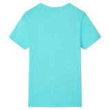 Vidaxl kindershirt met korte mouwen 140 zeeblauw