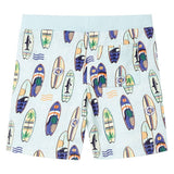 VidaXL Kindershorts met trekkoord 116 gemêleerd zachtblauw
