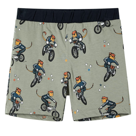 Vidaxl kinderpyjama met korte mouwen 104 lichtkaki