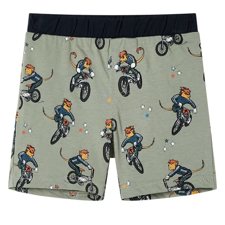 Vidaxl kinderpyjama met korte mouwen 116 lichtkaki