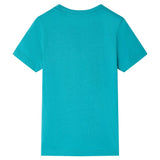 VidaXL Kindershirt met korte mouwen 116 donkermintkleurig