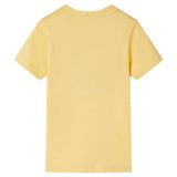 VidaXL Kindershirt met korte mouwen 128 geel