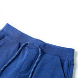 VidaXL Kindershorts met trekkoord 104 gemêleerd blauw