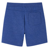 Vidaxl kindershorts met trekkoord 128 gemêleerd blauw