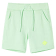 Vidaxl kindershorts met trekkoord 128 felgroen