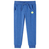 Vidaxl kinderjoggingbroek 140 gemêleerd blauw