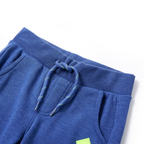 Vidaxl kinderjoggingbroek 140 gemêleerd blauw