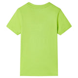 VidaXL Kindershirt met korte mouwen 140 limoengroen