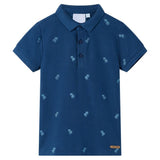 Vidaxl kinderpoloshirt 104 donkerblauw