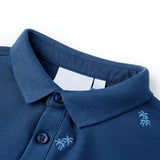 Vidaxl kinderpoloshirt 128 donkerblauw