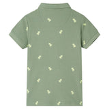Vidaxl kinderpoloshirt 140 kakikleurig