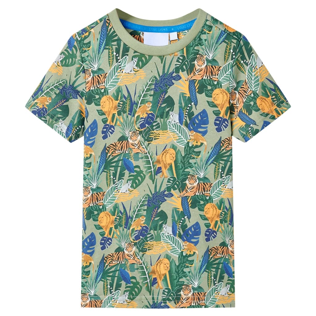 Vidaxl kindershirt met korte mouwen 128 meerkleurig