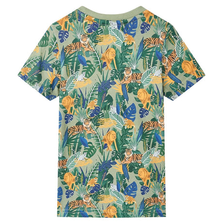 Vidaxl kindershirt met korte mouwen 128 meerkleurig