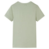 Vidaxl kindershirt met korte mouwen 104 lichtkakikleurig