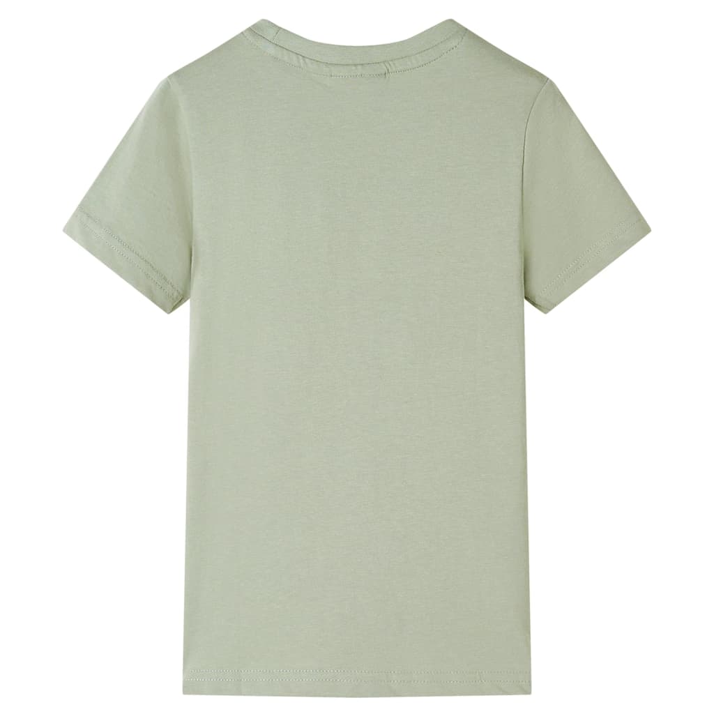 Vidaxl kindershirt met korte mouwen 116 lichtkakikleurig