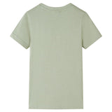 Vidaxl kindershirt met korte mouwen 116 lichtkakikleurig