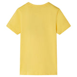 Vidaxl kindershirt met korte mouwen 140 lichtokerkleurig