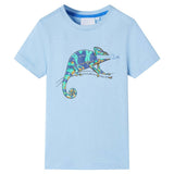 VidaXL Kindershirt met korte mouwen 92 lichtblauw