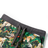 Vidaxl kindershorts met trekkoord 128 oudpetrol