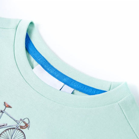 Vidaxl kindershirt 140 lichtmint