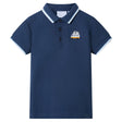 Vidaxl kinderpoloshirt 116 donkerblauw