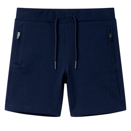 Vidaxl kindershort 128 marineblauw