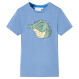 VidaXL Kindershirt 92 middenblauw