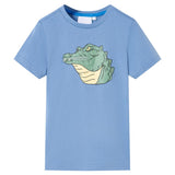 Vidaxl kindershirt 128 middenblauw