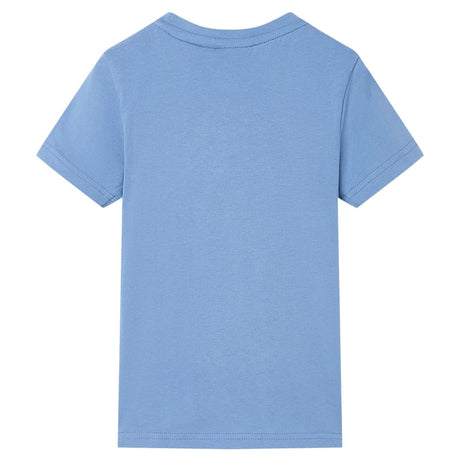 Vidaxl kindershirt 128 middenblauw