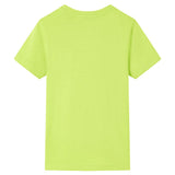 VidaXL Kindershirt 104 limoengroen