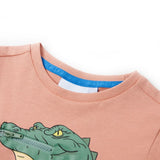 VidaXL Kindershirt 116 lichtoranje
