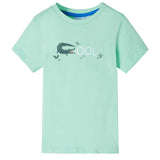 Vidaxl kindershirt met korte mouwen 116 lichtgroen
