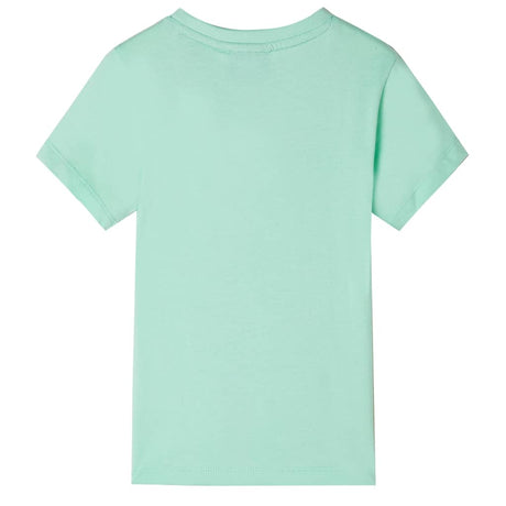 Vidaxl kindershirt met korte mouwen 116 lichtgroen