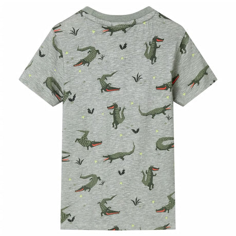 Vidaxl kindershirt 140 gemêleerd lichtkaki