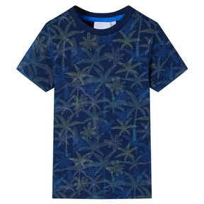 Vidaxl kindershirt 104 marineblauw